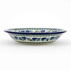 Talerz ceramiczny, głęboki 026 21,5 cm<br>2273X Kobaltowe bratki